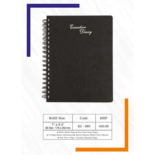 New Year Diaries KC-880 Manufacturers in nagpur