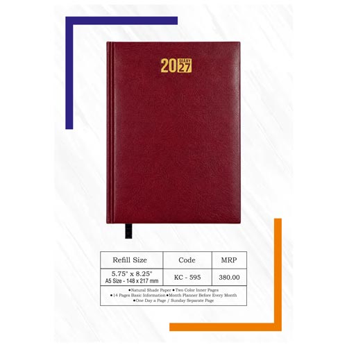 New Year Diaries KC-595 Manufacturers in nagpur