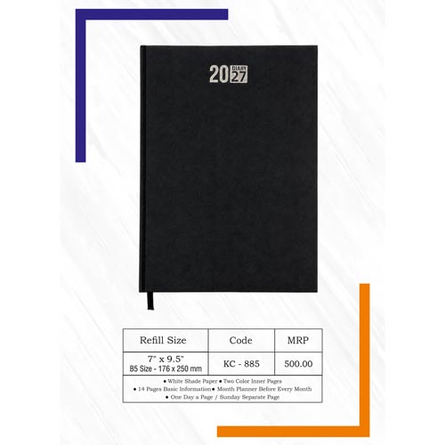 New Year Diaries KC-885 Manufacturers in nagpur