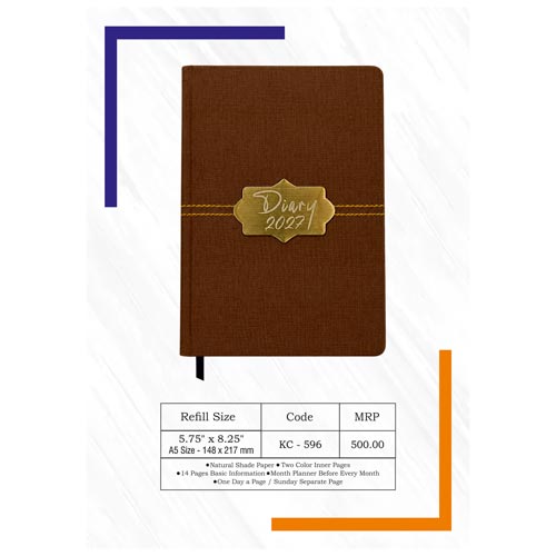 New Year Diaries KC-596 Manufacturers in nagpur